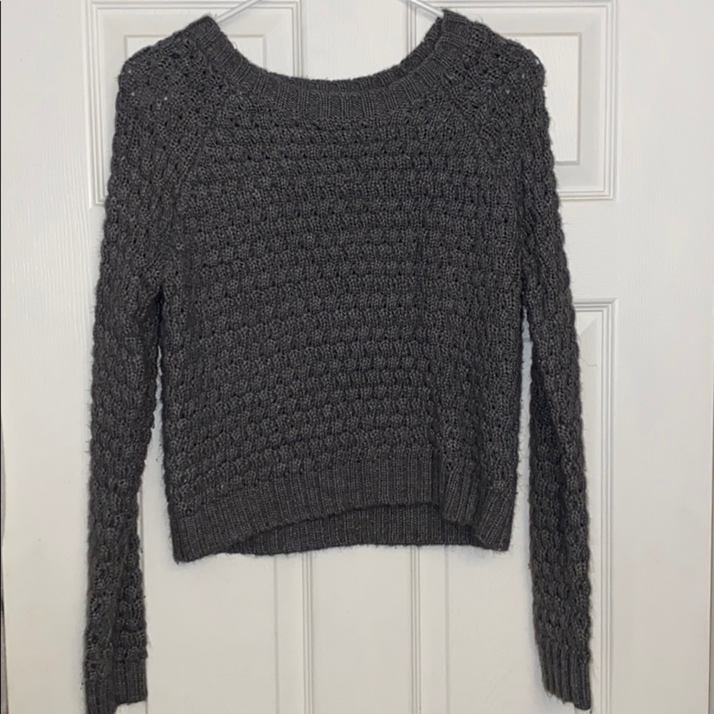 Grey Knit Sweater